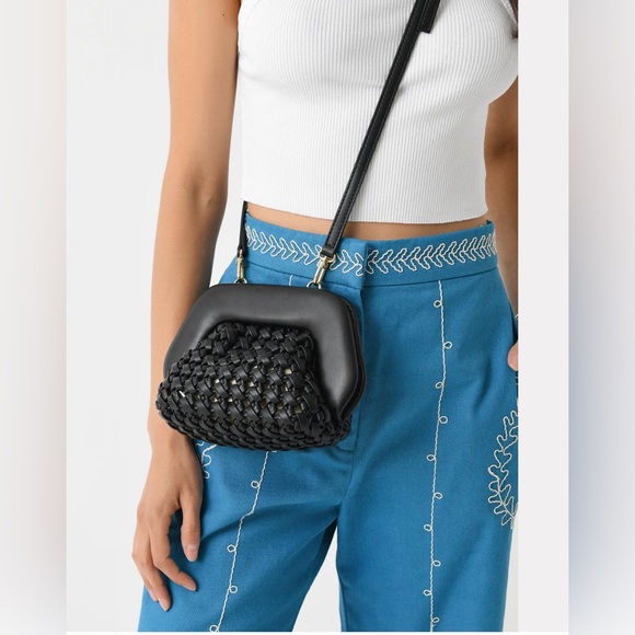 THEMOIRE NWT Gea Knots Eco-Fabric Clutch Bag - Picture 2 of 8